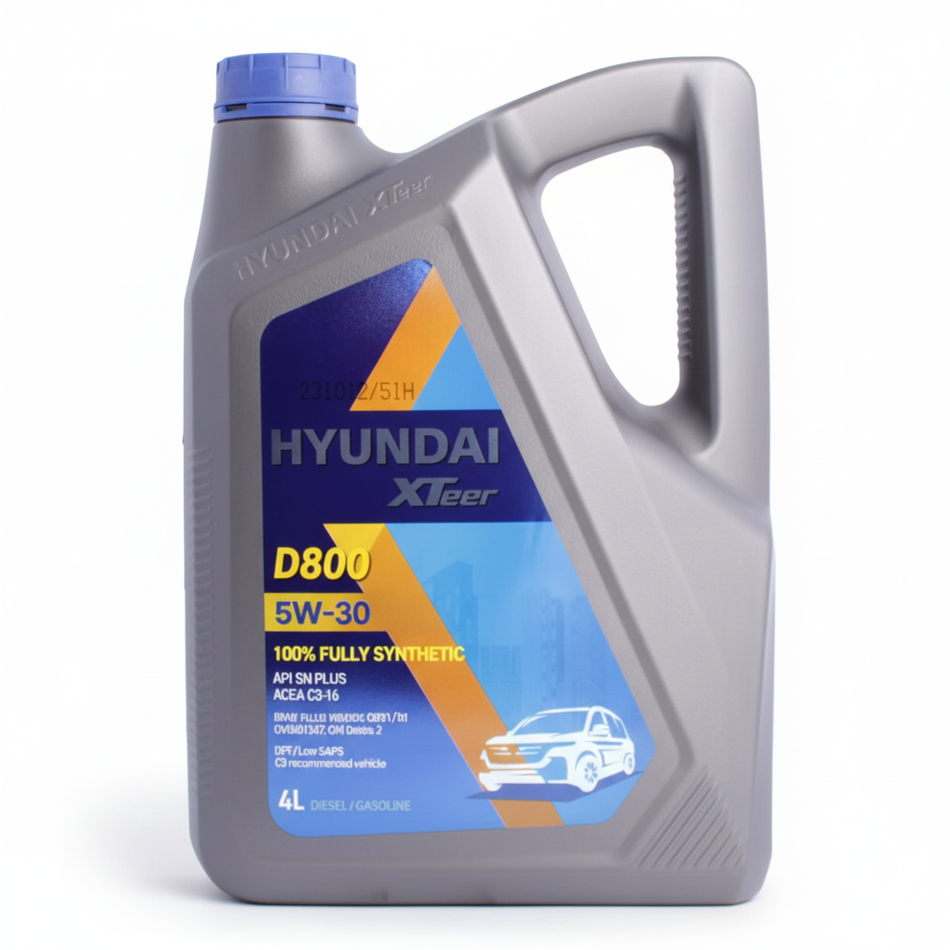 ACEITE 5W-30 HYUNDAI XTEER D800 SN PLUS C3 DPF 4L (X4)