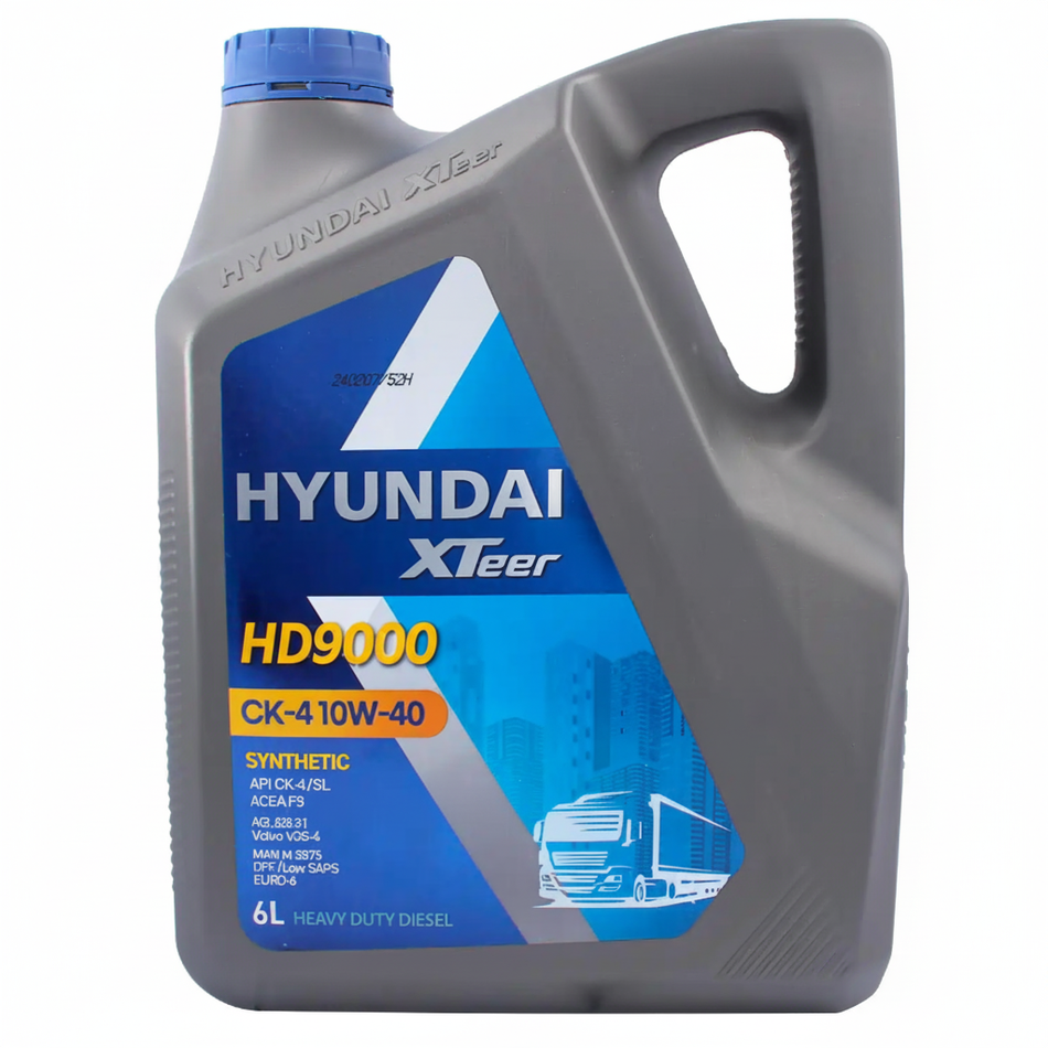 ACEITE 10W-40 HYUNDAI XTEER HD9000 CK-4 DPF EURO-6 6L (X3)